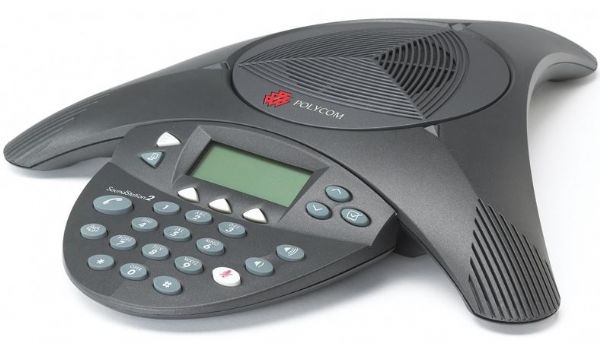 Polycom 2200-16000-001 SoundStation2 Conference Phone Non-Expandable with Display, Call Waiting/Caller ID, Backlit LCD Display, Selectable Distinctive Ring, External Microphones, Up to 10 ft. microphone pickup range, Gated microphones with intelligent microphone mixing, Dynamic Noise Reduction, UPC 610807034223 (2200-16000-001 220016000001 2200 16000 001)